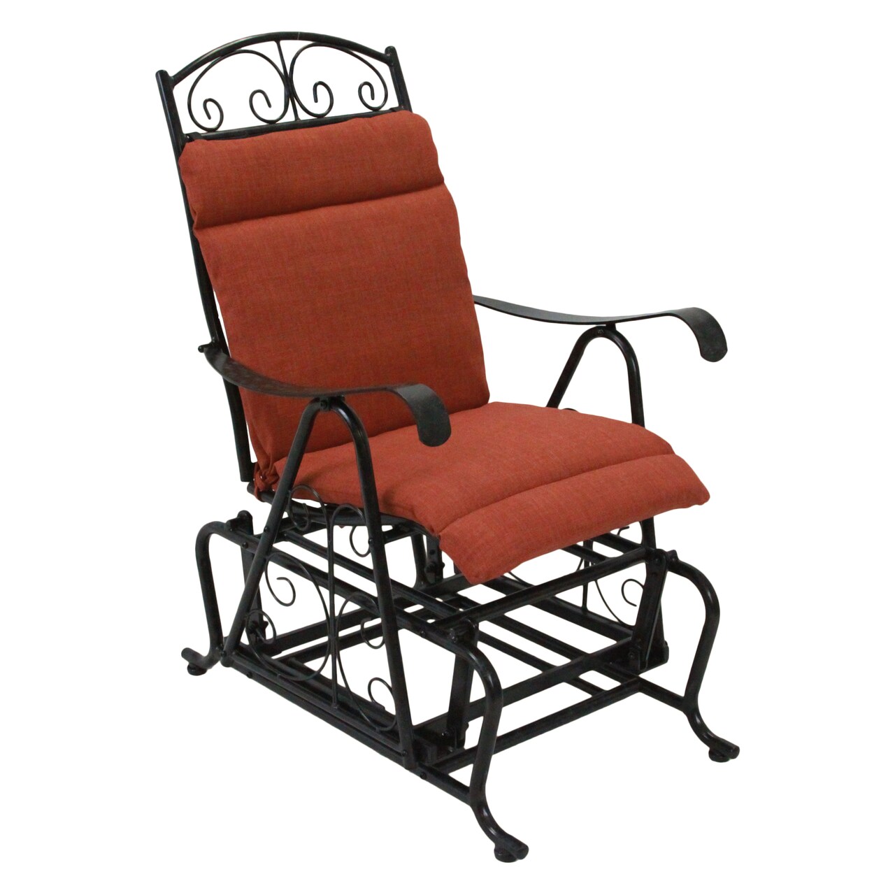 Outdoor Single Glider Chair Cushion ( 1 Piece Seat and Back) - Cinnamon